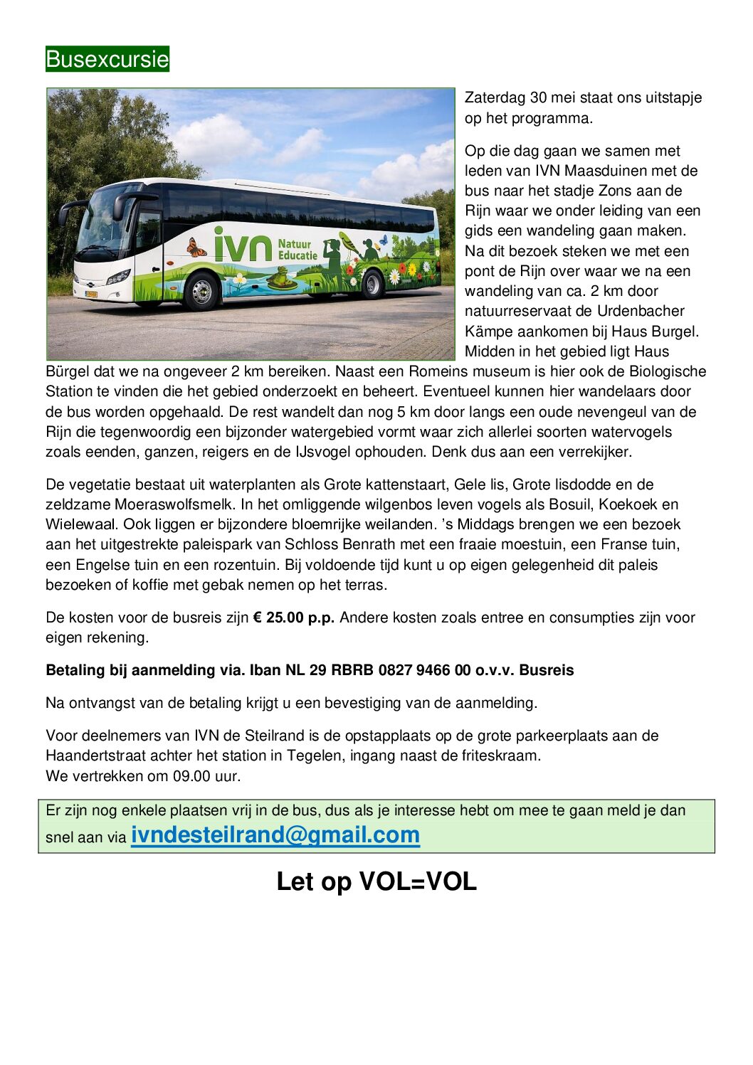 Flyer busreis